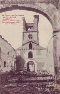 Eglise en ruines (Doncières)